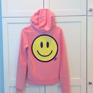 Pink by Victoria Secret Be Happy Hoodie!